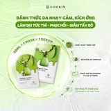 Hộp 10 miếng mặt nạ dưỡng da GOOKIN Calming Tea Tree Ampoule Mask 30ml