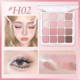 Bảng phấn mắt 16 ô nhũ mịn lì Hold Live Sunset Magic Eyeshadow Palette #H02 19.2g