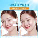 Kem Chống Nắng Vật Lý Dành Cho Da Nhạy Cảm SENKA Perfect UV Gentle Milk SPF 50+ PA++++ 40ml