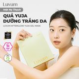 Mặt nạ thạch cao cấp LUVUM Gel Mask 33g - hộp 5 miếng Yuja (Vàng)