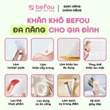Khăn Lau Mặt Befou Best For You Disposable Face Towel 80 Miếng
