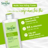 Nước Hoa Hồng Làm Dịu Da & Cấp Ẩm Simple Kind to Skin Soothing Facial Toner 200ml