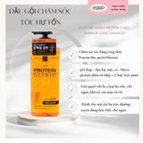 Gội xả phục hồi tóc Elastine Amino Protein Clinic 855ml