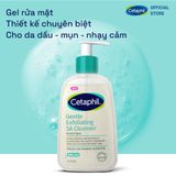 Gel rửa mặt sạch sâu dầu nhờn & tẩy tế bào chết dịu nhẹ Cetaphil Gentle Exfoliating SA Cleanser