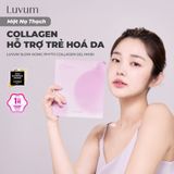 Mặt nạ thạch cao cấp LUVUM Gel Mask 33g - hộp 5 miếng Collagen (Tím)