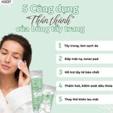 Bông tẩy trang cotton tự nhiên Elanor Original Pure Cotton 80 miếng