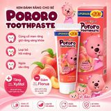 Combo 3 Kem đánh răng cho bé PORORO Toothpaste 70g