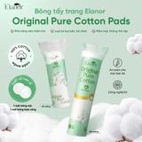 Bông tẩy trang cotton tự nhiên Elanor Original Pure Cotton 80 miếng