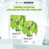 Hộp 10 miếng mặt nạ dưỡng da GOOKIN Calming Tea Tree Ampoule Mask 30ml