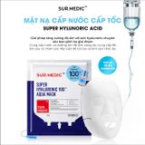 Mặt nạ dưỡng da vi sợi SUR. MEDIC Mask 30g - hộp 10 miếng Super Hyaluronic 100™ Aqua