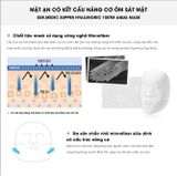 Mặt nạ dưỡng da vi sợi SUR. MEDIC Mask 30g - hộp 10 miếng Super Hyaluronic 100™ Aqua