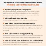 Mặt nạ dưỡng da vi sợi SUR. MEDIC Mask 30g - hộp 10 miếng Age Control-Multi Vita