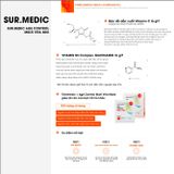 Mặt nạ dưỡng da vi sợi SUR. MEDIC Mask 30g - hộp 10 miếng Age Control-Multi Vita