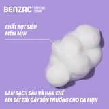 Bọt rửa mặt giúp làm sạch sâu cho da dầu mụn BENZAC Purifying Cleanser 130ml
