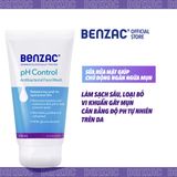 Sữa rửa mặt giúp diệt khuẩn & cân bằng pH cho da mụn BENZAC pH Control Antibacterial Wash 150ml
