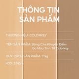 Bảng kem che khuyết điểm 3 ô màu COLORKEY Targeting Three-colour Concealer Palette 3.9g
