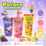 Combo 3 Kem đánh răng cho bé PORORO Toothpaste 70g