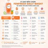Dung Dịch Vệ Sinh Phụ Nữ Dưỡng Ẩm Cân Bằng Độ pH Femfresh Daily Intimate Wash