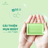Xà phòng hỗ trợ giảm mụn cơ thể Derladie Cleansing Bar For Blemish Skin 50g