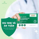Xà phòng hỗ trợ giảm mụn cơ thể Derladie Cleansing Bar For Blemish Skin 50g