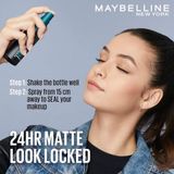 Xịt khóa nền 24h kiềm dầu Maybelline Fit Me Matte Poreless Setting Spray 60ml