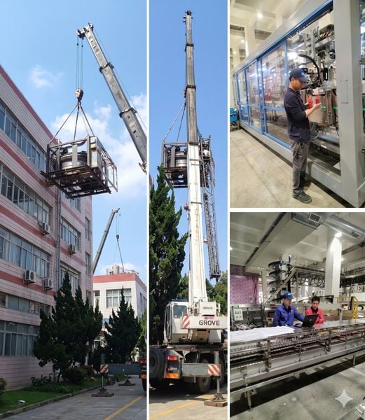  Di dời toàn bộ dây chuyền 