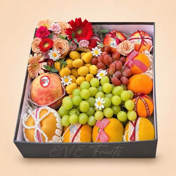 Hộp Quà Trái Cây Nhiệt Đới Đong Đầy
