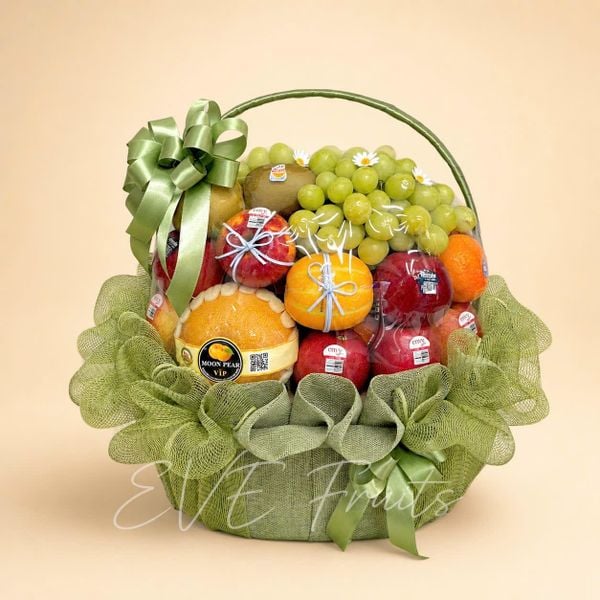 Giỏ Quà Tặng Trái Cây Ngọc Xanh