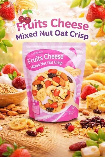 Ngũ Cốc Yến Mạch Phô Mai 220G