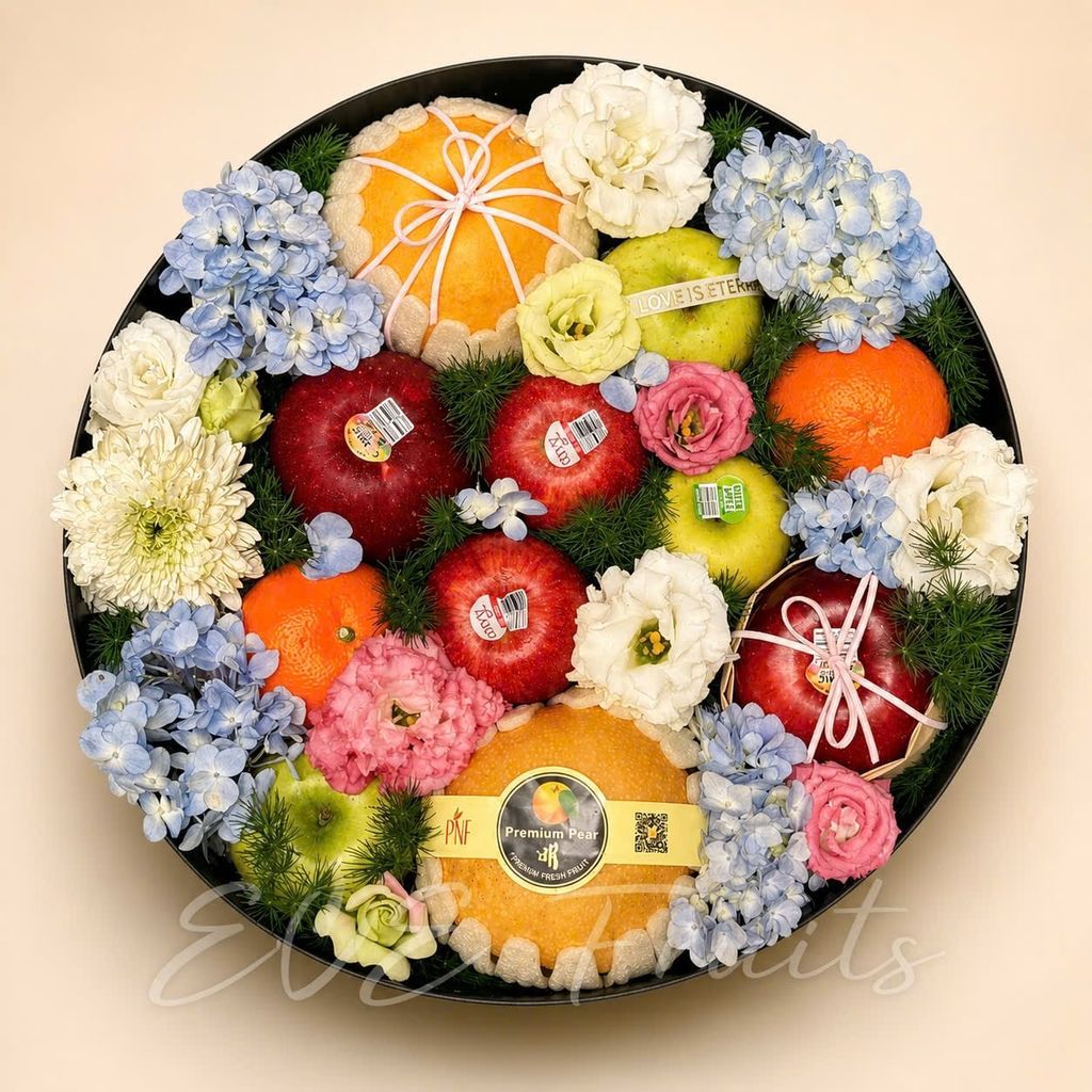 Hộp Quà Trái Cây Hoa Tươi Huyền Hoa