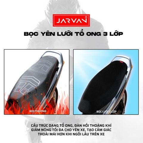 BỌC YÊN XE MÁY JARVAN