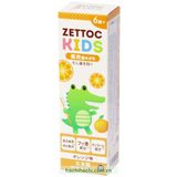 Kem đánh răng trẻ em hương cam Zettoc kids 70g (12C/T)