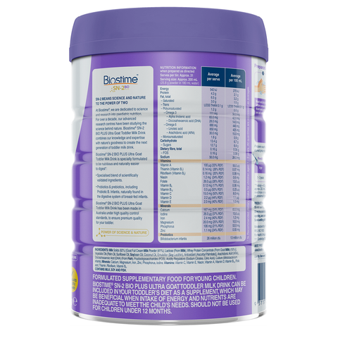 SPDD Biostime SN-2 BIO Plus Ultra Goat Todder Milk Drink, 800g/hộp(Số 3 trên 1 tuổi )