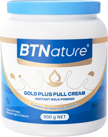 Sữa bột nguyên kem BTNature Gold Plus Full Cream Instant Milk Powder dành cho trẻ từ 1 tuổi trở lên (Milk Powder)
