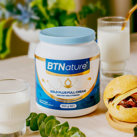 Sữa bột nguyên kem BTNature Gold Plus Full Cream Instant Milk Powder dành cho trẻ từ 1 tuổi trở lên (Milk Powder)