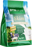 Sữa bột tách béo BTNature Premium Full Skim Instant Milk Powder 1kg 8 túi/thùng