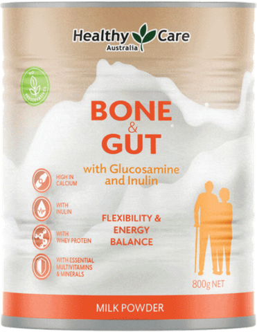 Thực phẩm bổ sung Healthy Care Bone & Gut with Glucosamine and Inulin ( 800g)