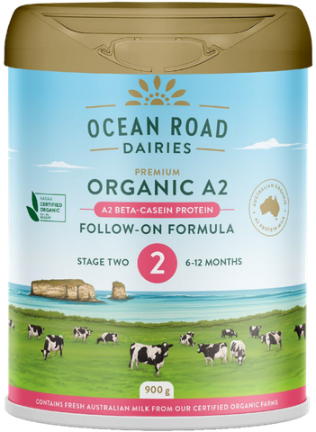 Sản phẩm dinh dưỡng Ocean Road Dairies Organic A2 Protein Follow On Formula Stage 2 (6-12 tháng tuổi)