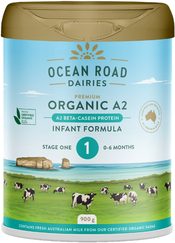 Sản phẩm dinh dưỡng Ocean Road Dairies Organic A2 Protein Infant Formula Stage 1 (0-6 tháng tuổi)