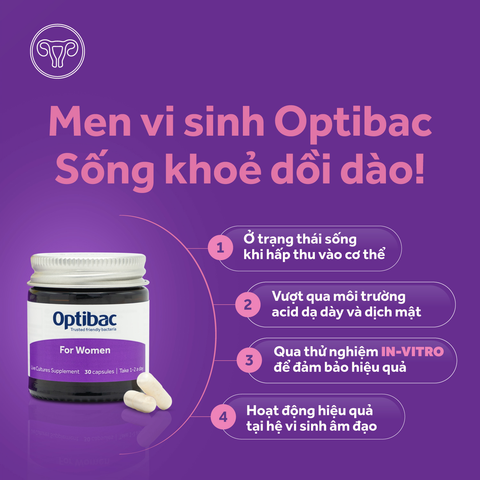 Thực phẩm bảo vệ sức khỏe Optibac For Women H1x30v