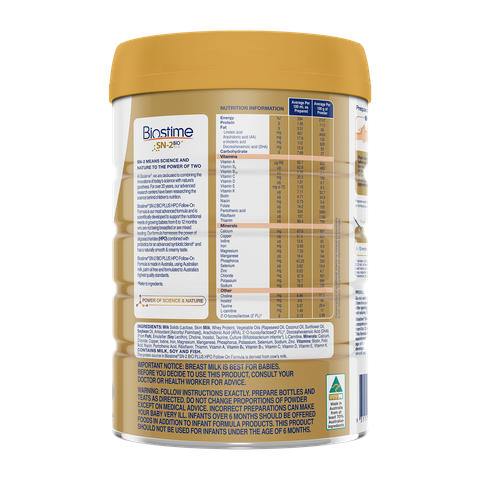 SPDD Biostime SN-2 BIO Plus HPO Follow-On Formula, 800g/hộp