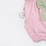 Quần Phồng BéBé Đính Nơ Bé Gái Cotton Thoáng Mát