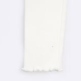 Quần Leggings BéBé Lai Bèo Đính Nơ Bé Gái Cotton Mềm