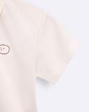 Set Bé trai BéBé Áo Polo viền trắng nâu và Quần dài thể thao