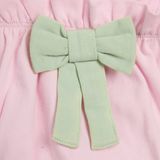 Set Bé gái BéBé Bodysuit và Quần phồng