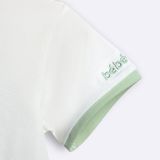 Set bé trai BéBé Áo thun cổ tròn logo icon và Quần dài phong cách thể thao