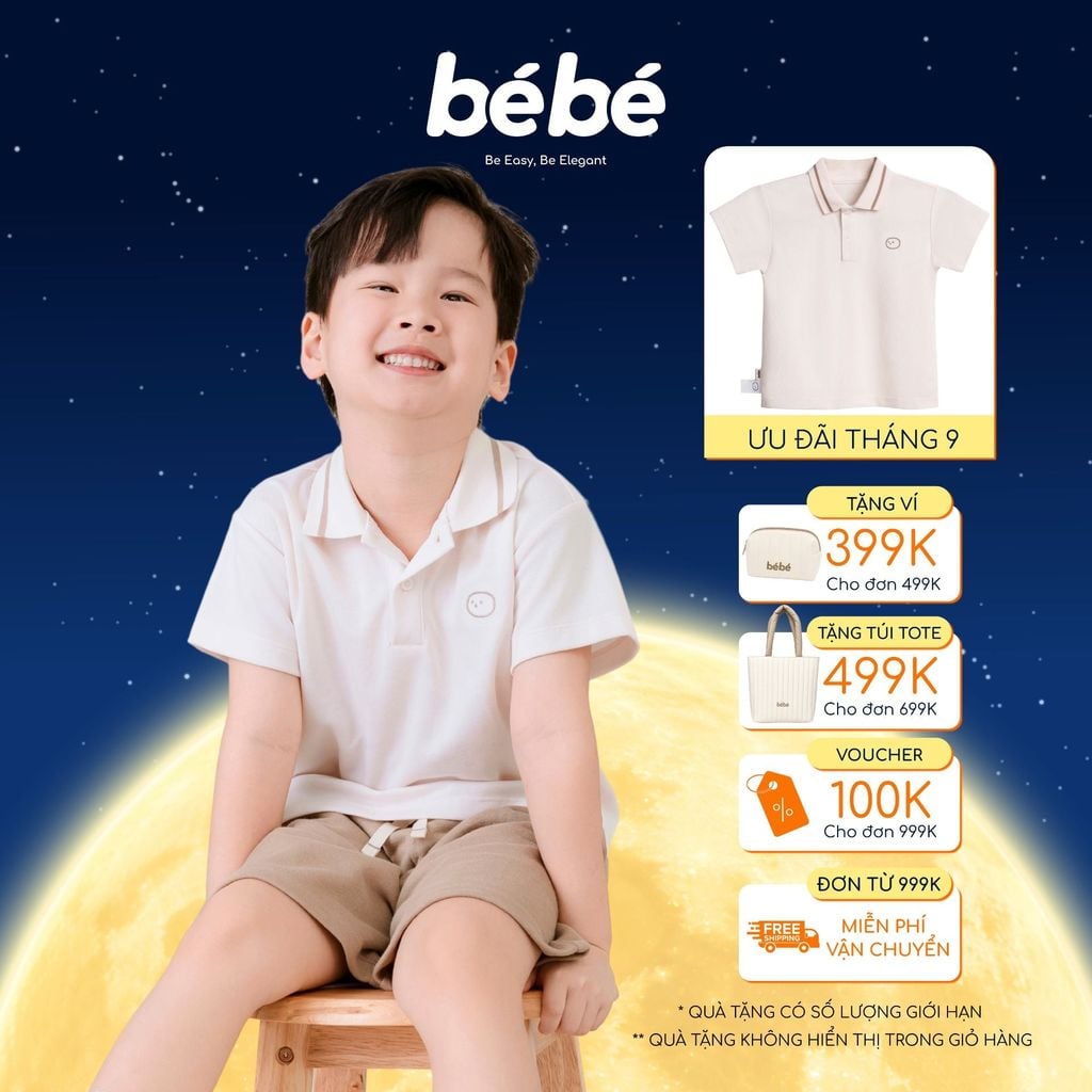 Áo Polo BéBé Cổ Viền Sọc Bé Trai Lịch Sự Năng Động