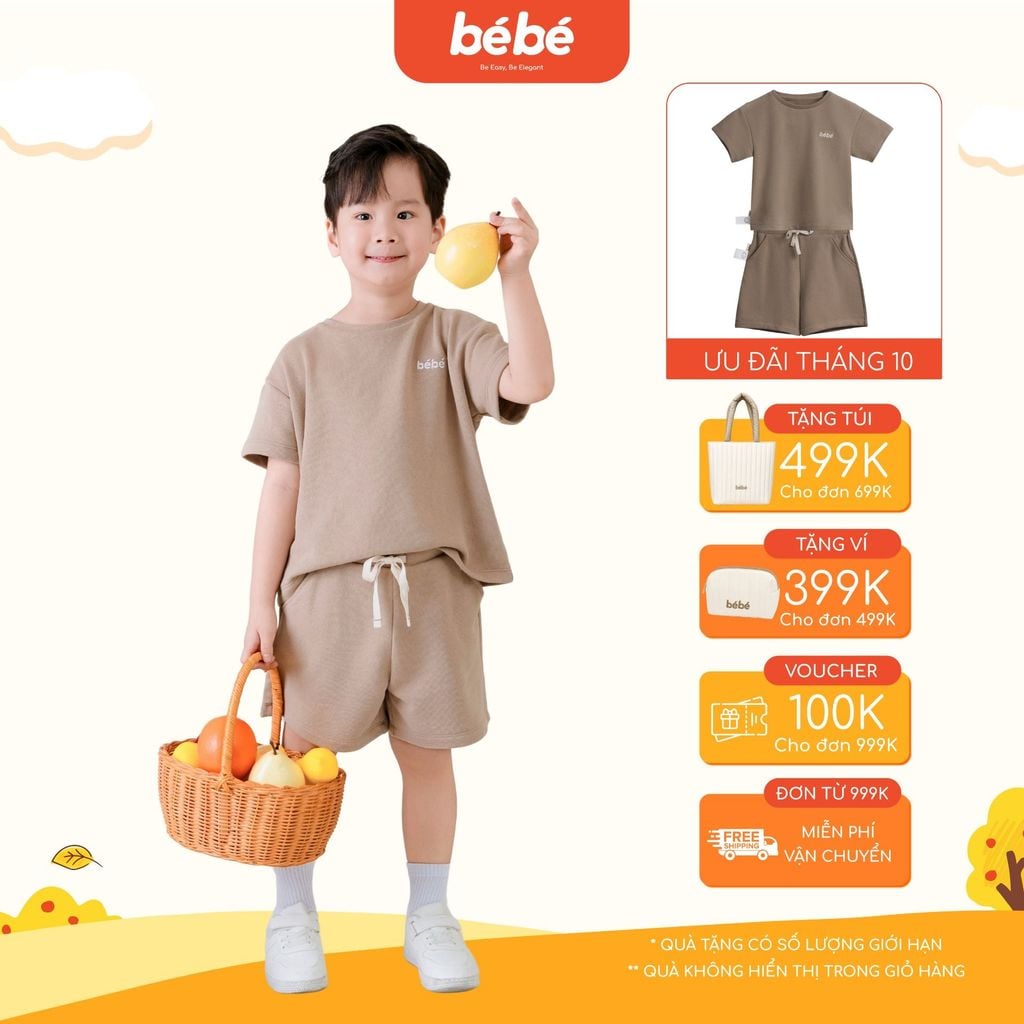 Set Đồ BéBé Thể Thao Bé Trai Năng Động Thoải Mái