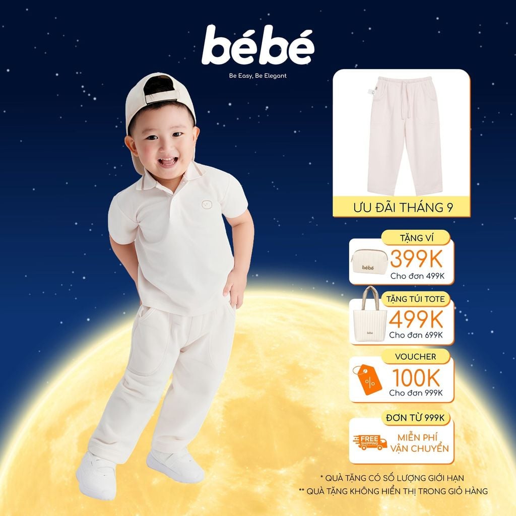 Quần Dài BéBé Phong Cách Thể Thao Bé Trai Co Giãn Mềm