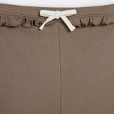 Quần Leggings BéBé Lai Bèo Đính Nơ Bé Gái Cotton Mềm